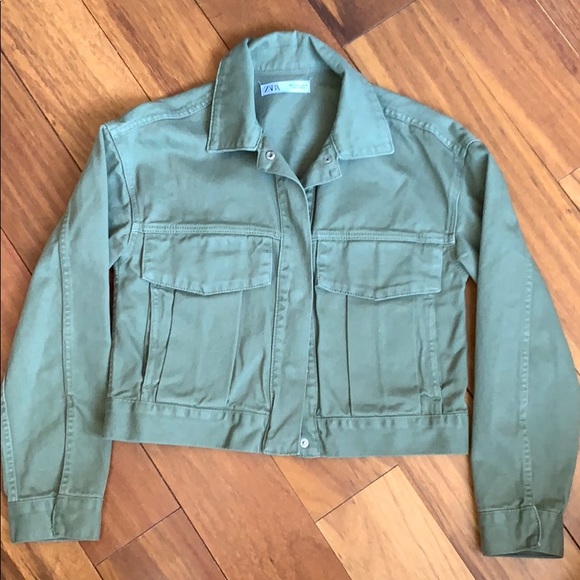 ZARA crop shacket | Like NWOT - Picture 1 of 4